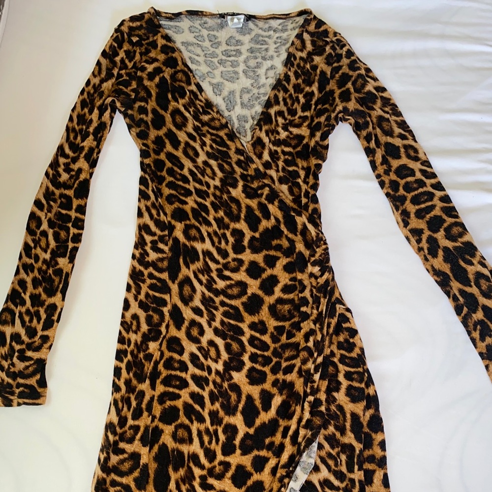 Cheetah Print Slim fit dress
